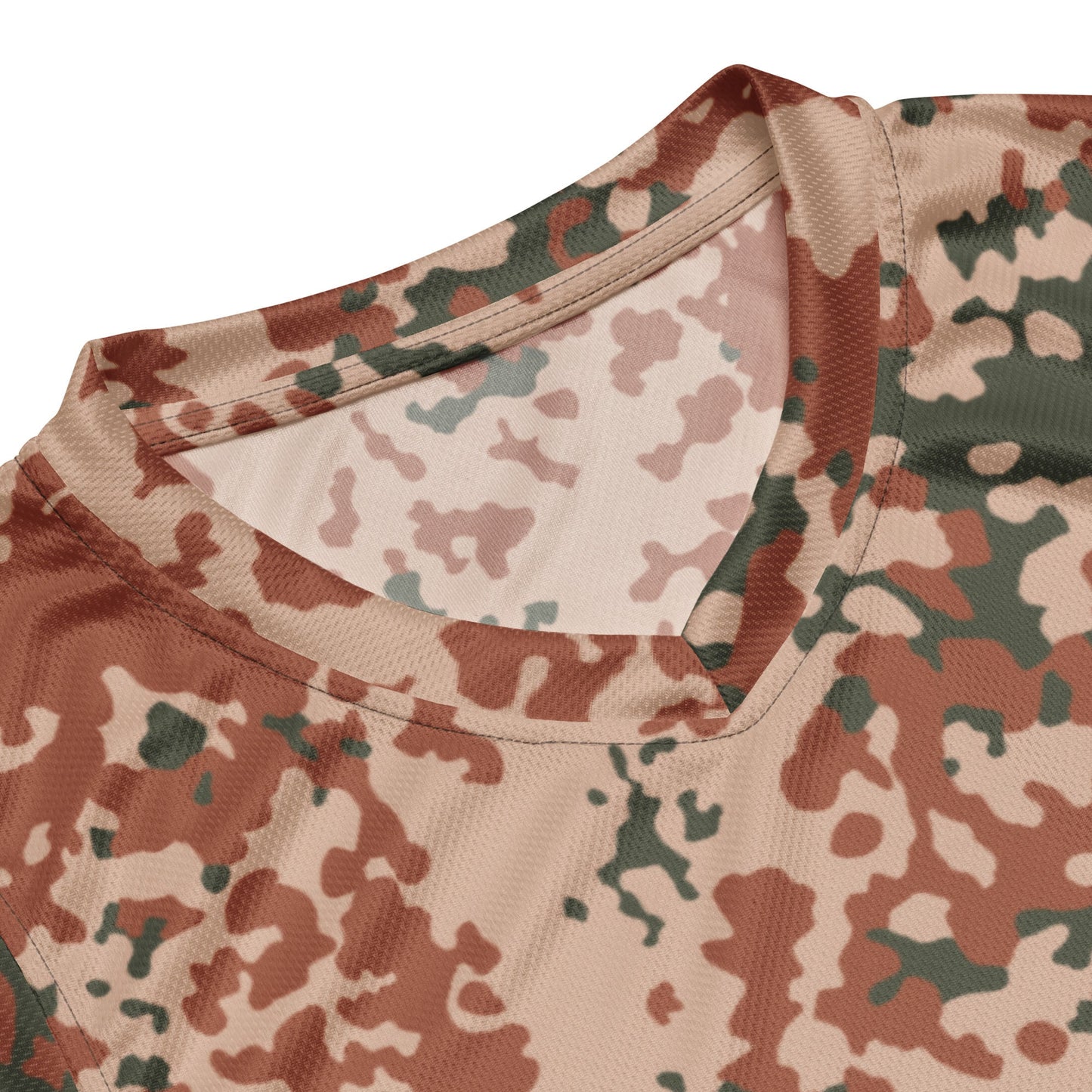 Danish Flecktarn Desert CAMO Unisex Basketball Jersey
