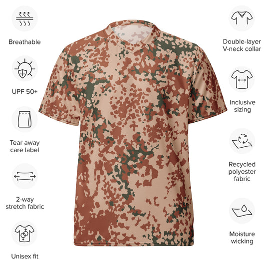 Danish Flecktarn Desert CAMO unisex sports jersey - Sports Jerseys