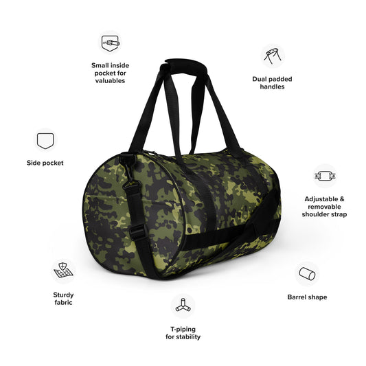 Danish Flecktarn Woodland CAMO gym bag - Gym Bags