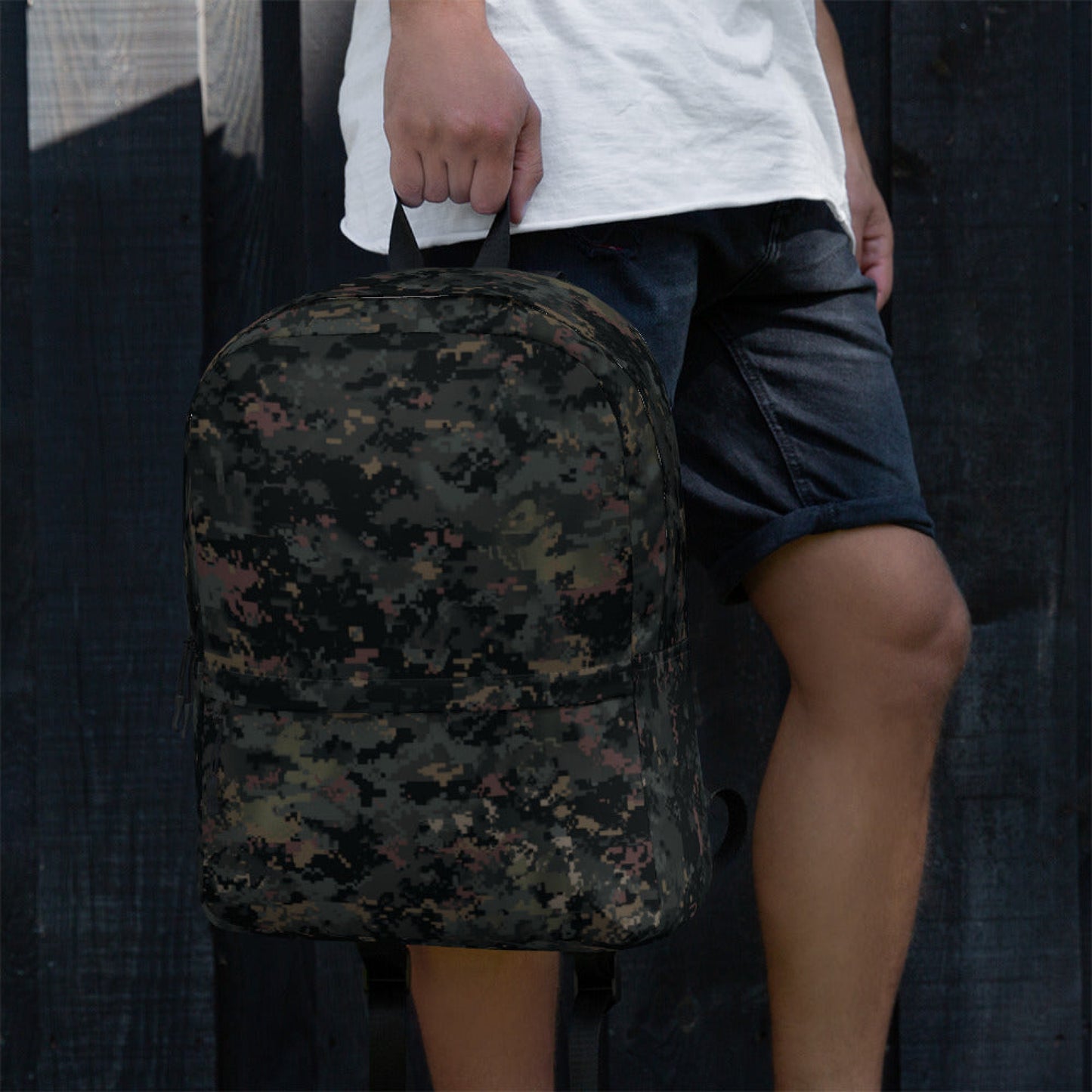 Digital Black Night Rust CAMO Backpack