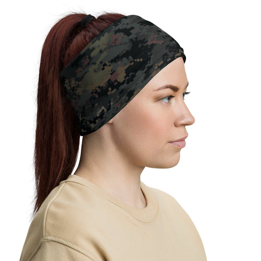 Digital Black Night Rust CAMO Neck Gaiter Gaiters