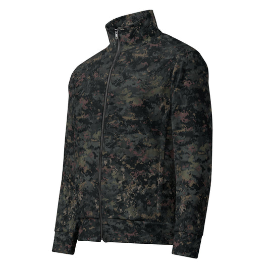 Digital Black Night Rust CAMO Unisex track jacket - Track Jackets