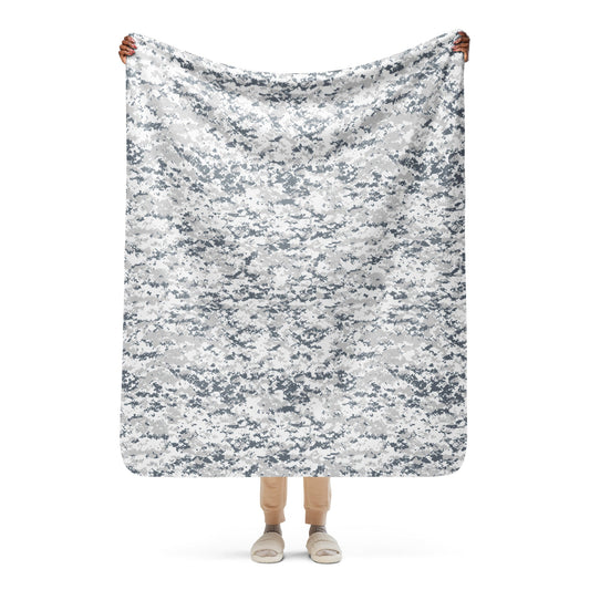 Digital Snow CAMO Sherpa blanket - 50″×60″ - Blanket
