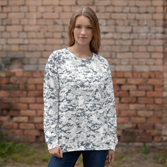 Digital Snow CAMO Unisex Sweatshirt - Sweatshirts