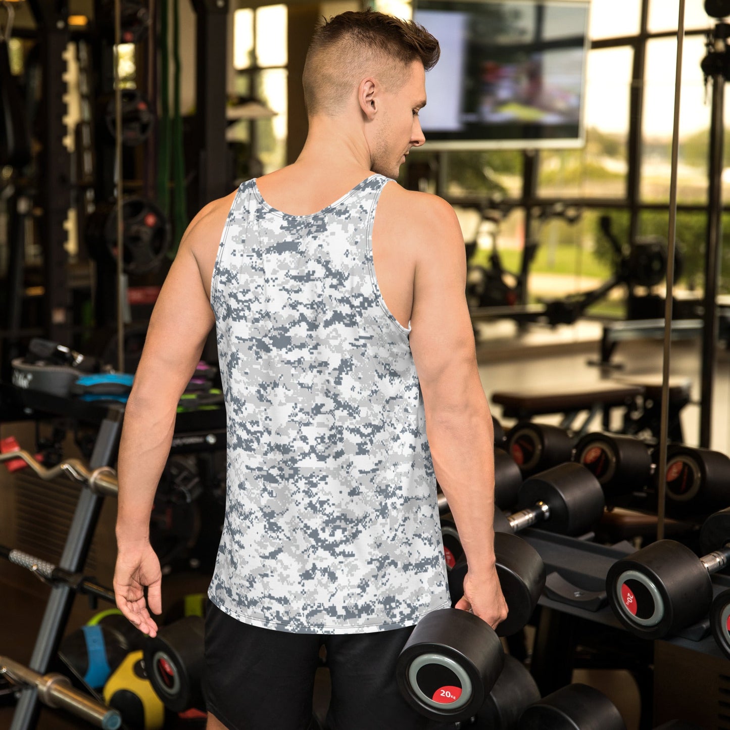 Digital Snow CAMO Unisex Tank Top