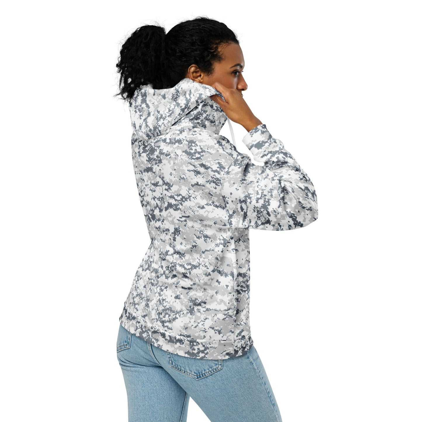 Digital Snow CAMO Unisex zip hoodie Zip Hoodies