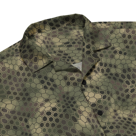 Dragon Skin Multi-terrain CAMO Unisex button shirt - Button Shirts