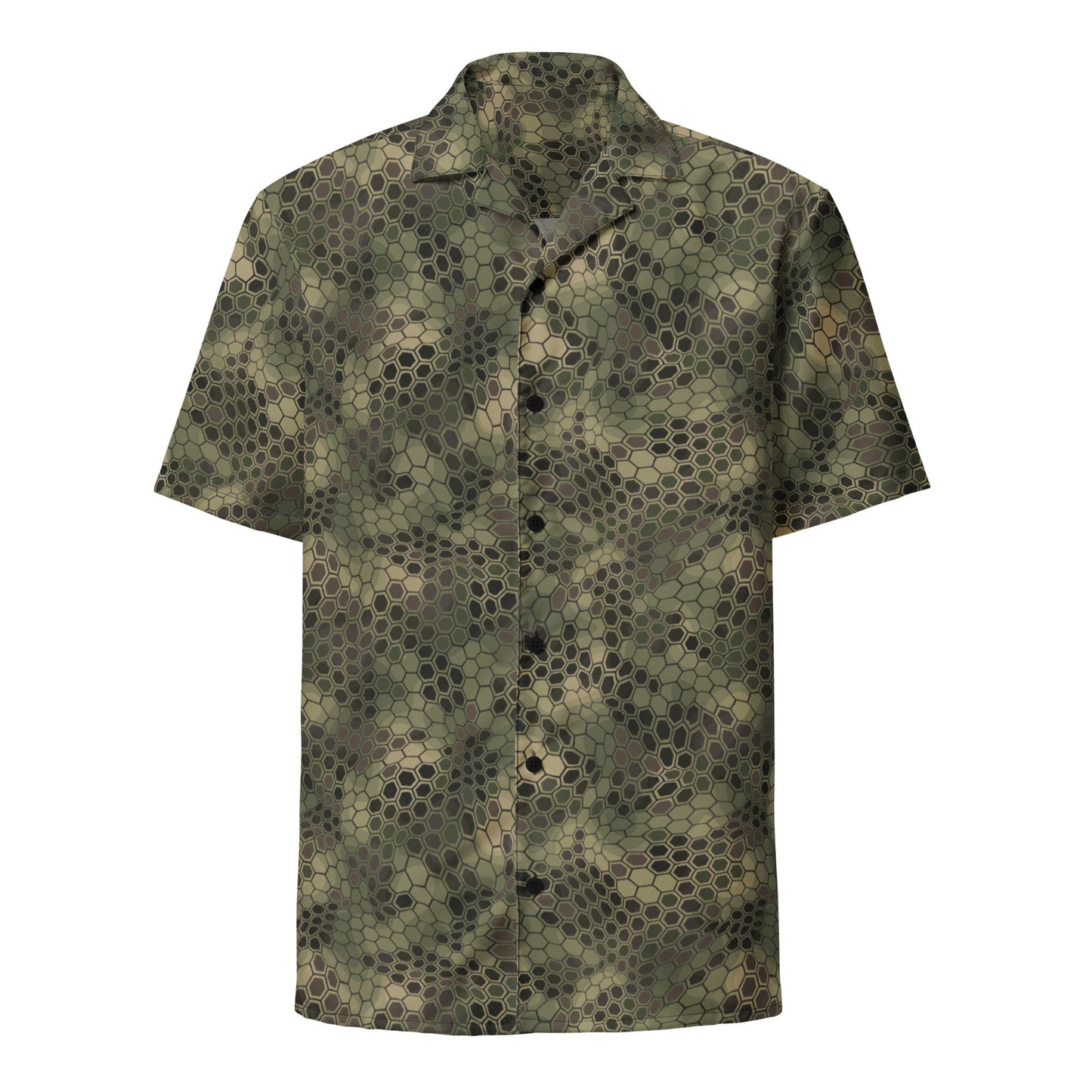 Dragon Skin Multi-terrain CAMO Unisex Short-Sleeve Button Shirt