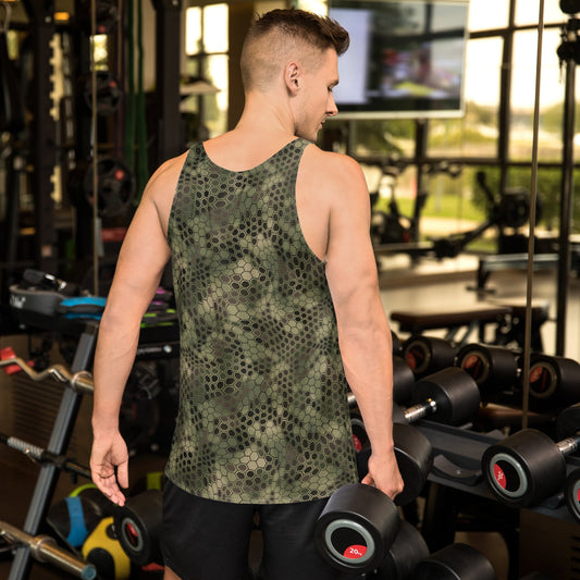 Dragon Skin Multi-terrain CAMO Unisex Tank Top - Tops