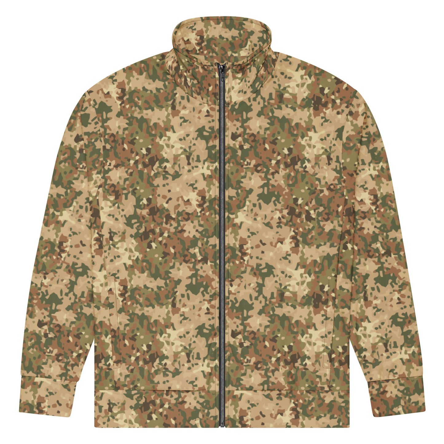 Dutch Fractal Tan CAMO Unisex track jacket - Track Jackets