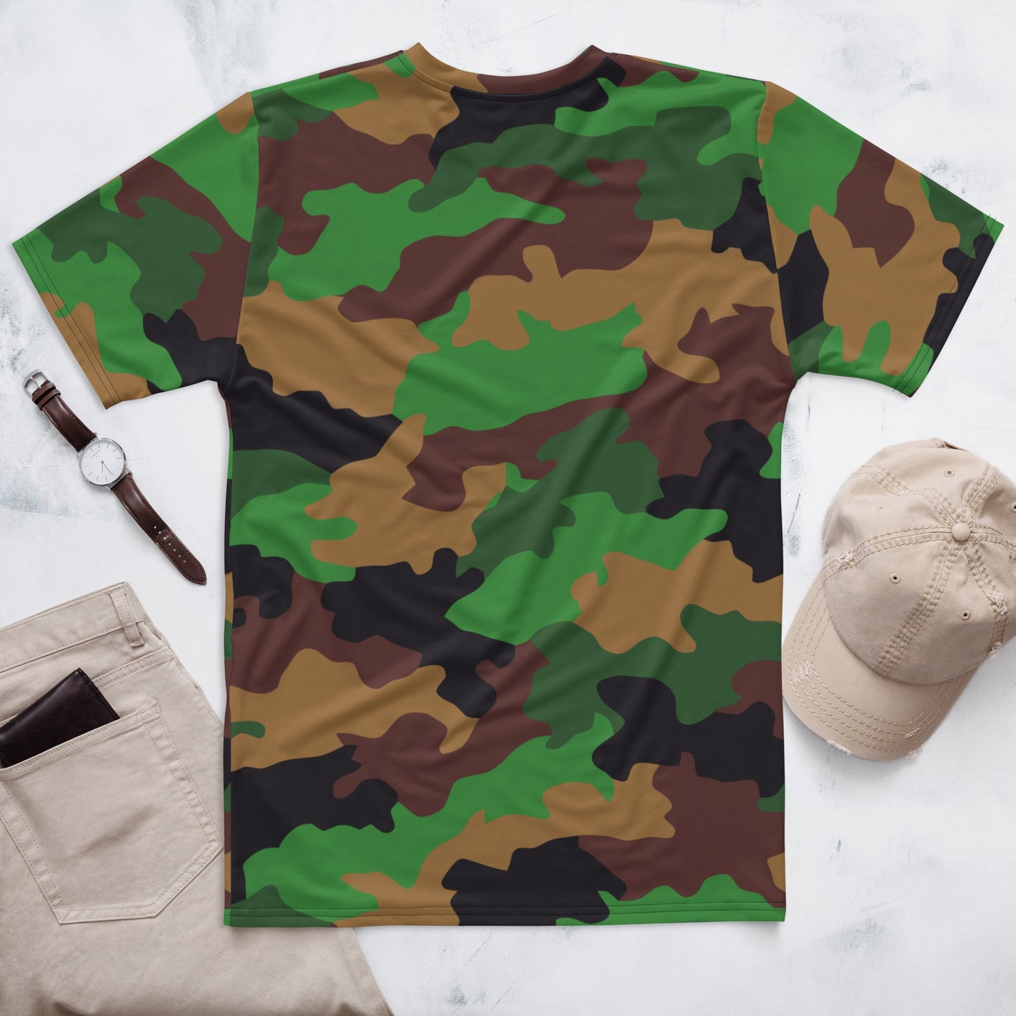 Dutch Jungle CAMO Mens T-Shirt