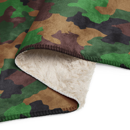 Dutch Jungle CAMO Sherpa blanket - Blankets