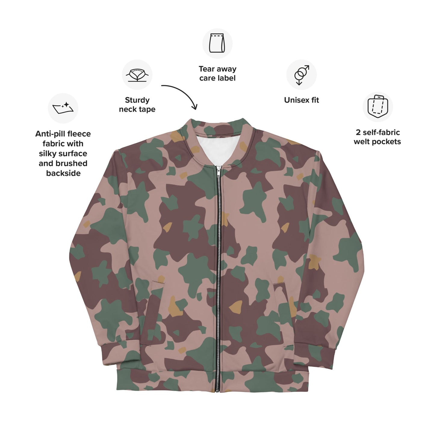 Dutch Korps Speciale Troepen CAMO Unisex Bomber Jacket