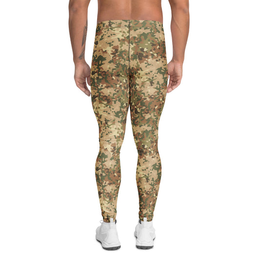Dutch Fractal Tan CAMO Mens Leggings
