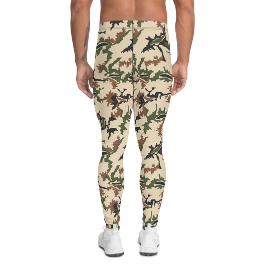 Egyptian Scrambled Eggs Desert CAMO Mens Leggings
