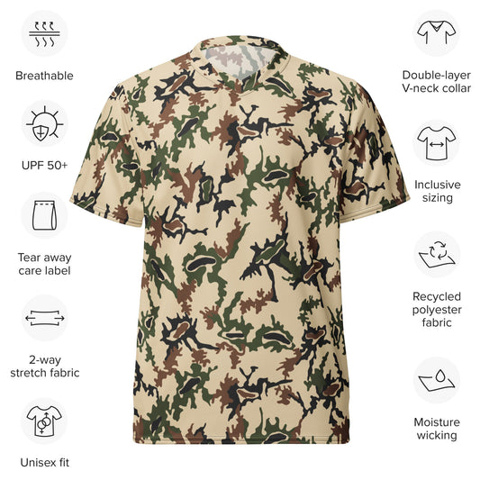 Egyptian Scrambled Eggs Desert CAMO unisex sports jersey - Sports Jerseys