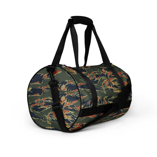 Equador Tiger Stripe Orange CAMO Gym Bag