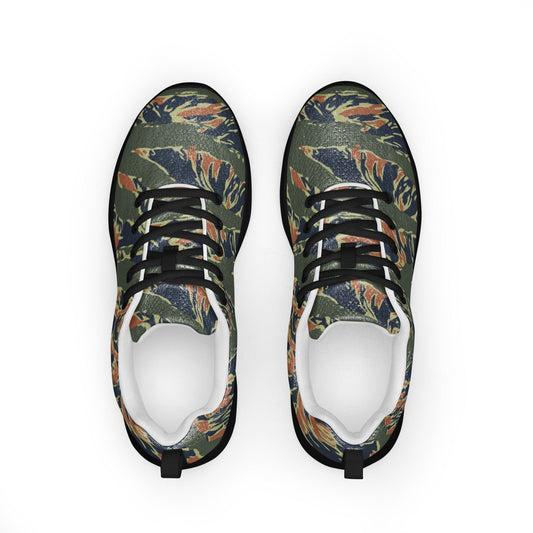 Equador Tiger Stripe Orange CAMO Mens Athletic Shoes