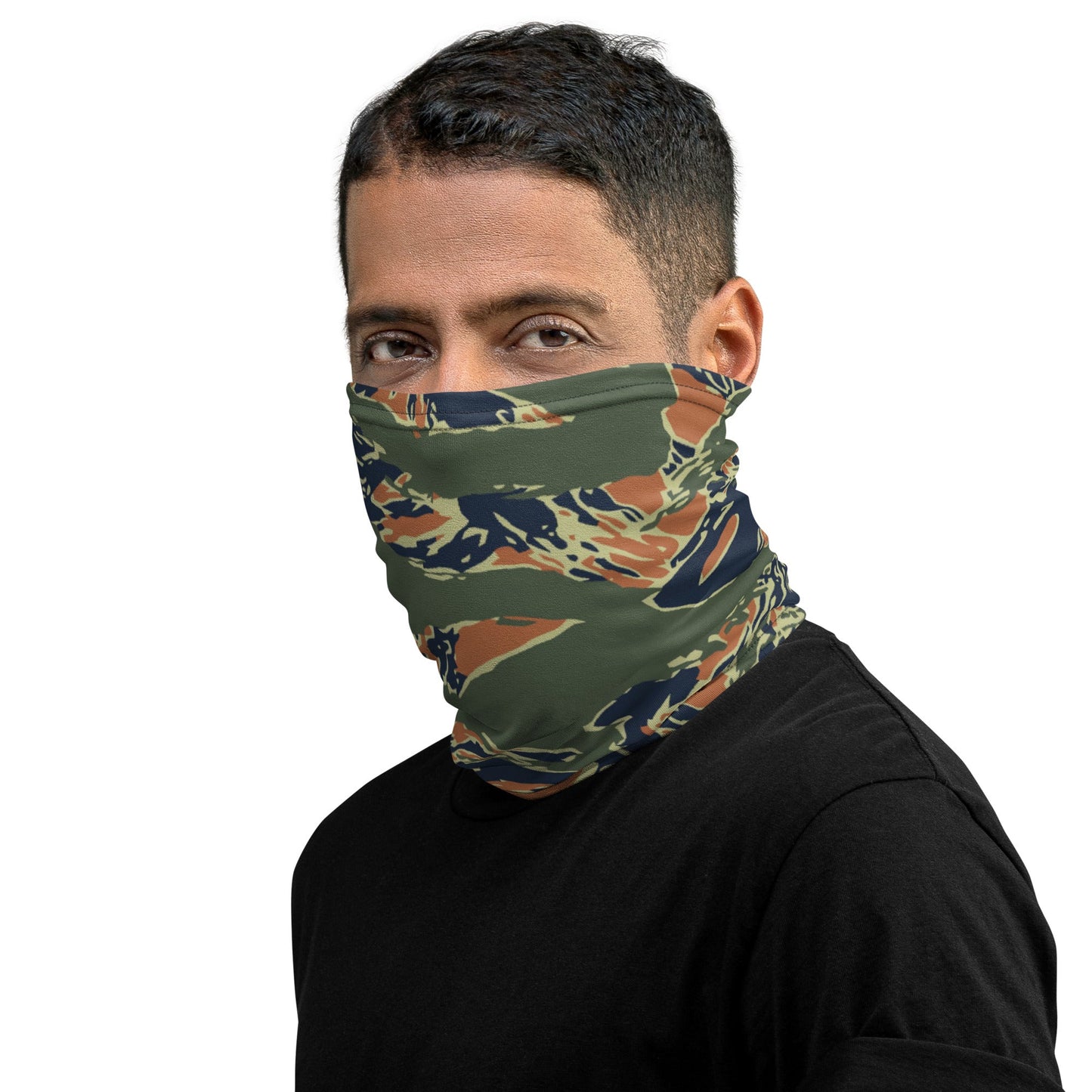 Equador Tiger Stripe Orange CAMO Neck Gaiter - Gaiters
