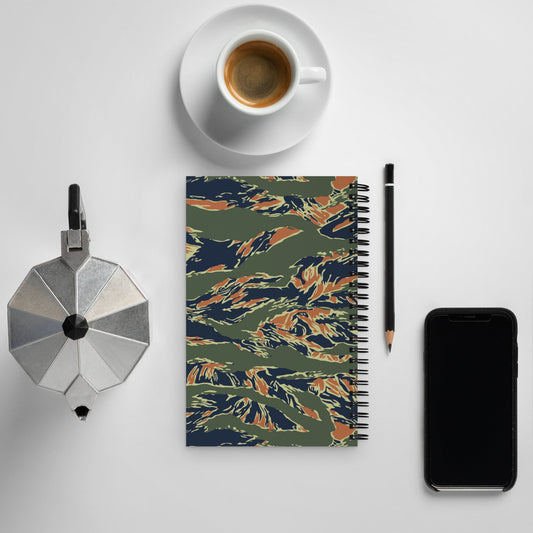 Equador Tiger Stripe Orange CAMO Spiral Notebook
