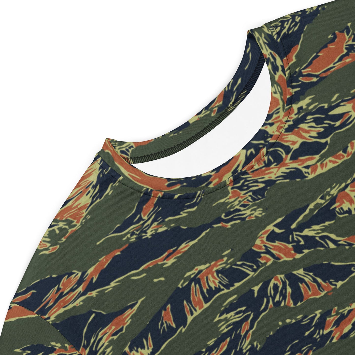 Equador Tiger Stripe Orange CAMO Womens T-Shirt Dress