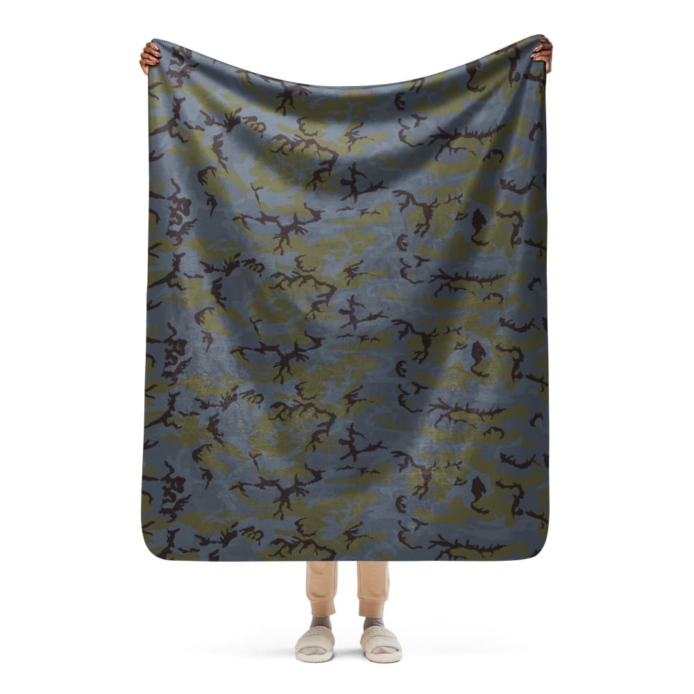 ERDL Black Forest CAMO Sherpa blanket - 50″×60″