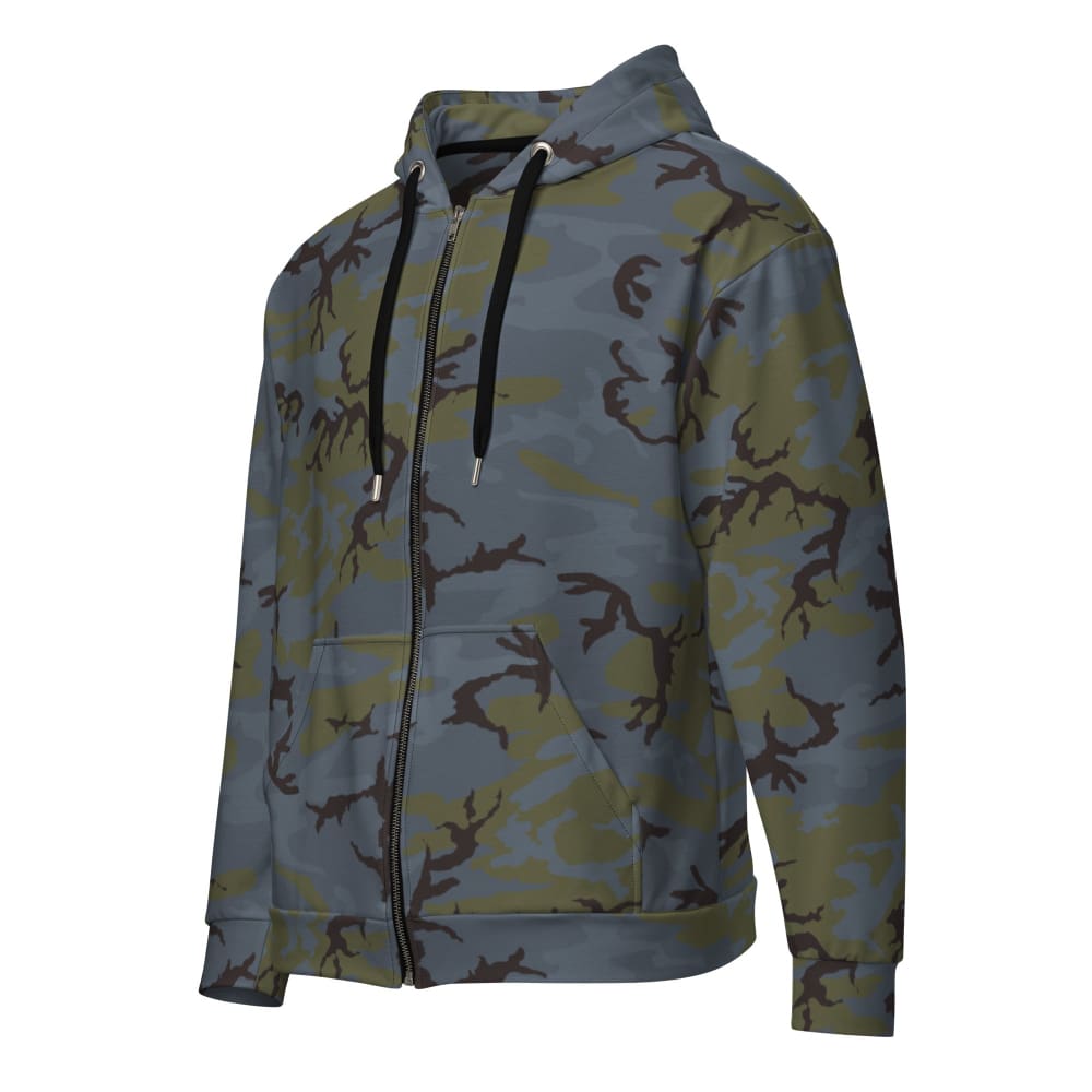 ERDL Black Forest CAMO Unisex zip hoodie - 2XS
