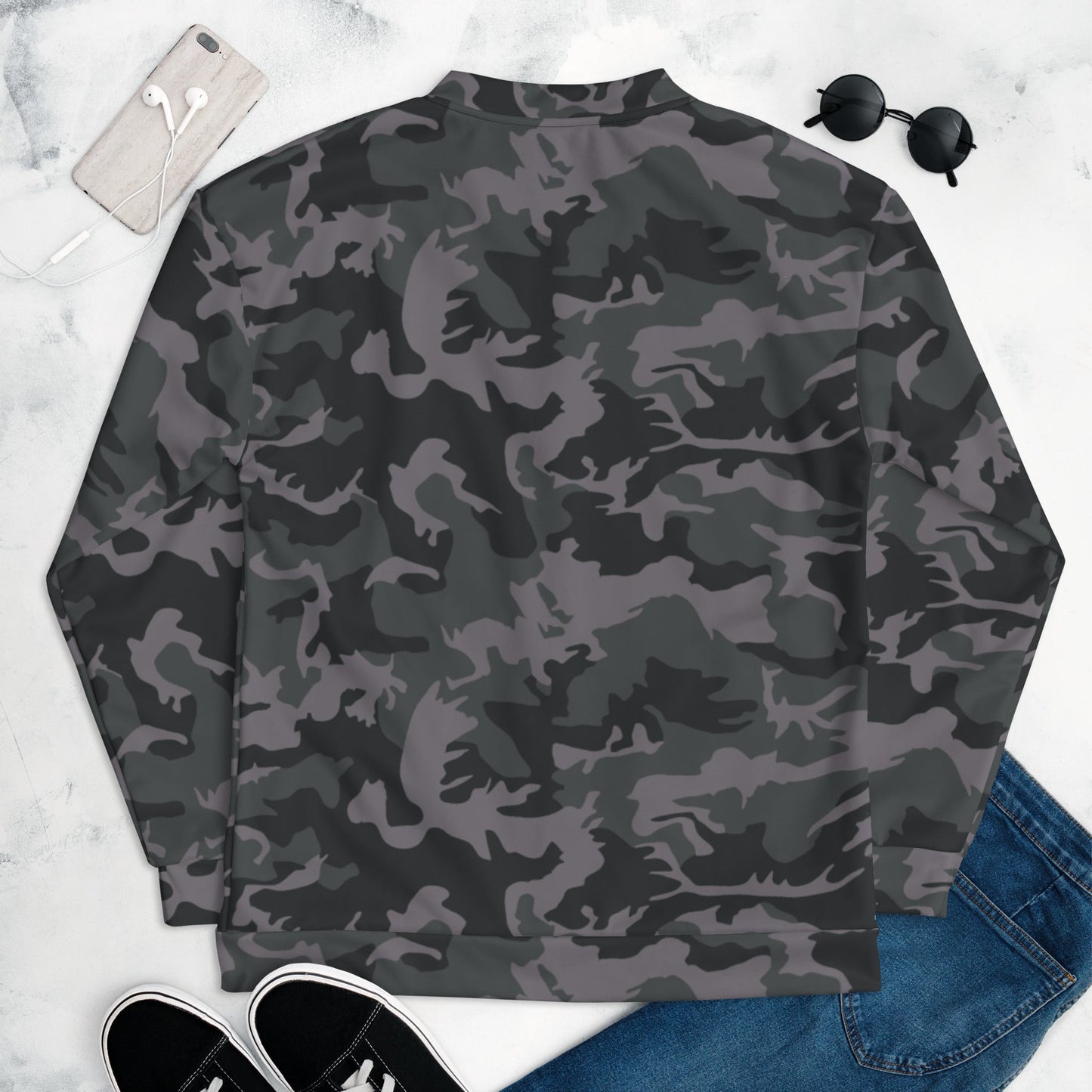ERDL Black Urban CAMO Unisex Bomber Jacket - Jackets