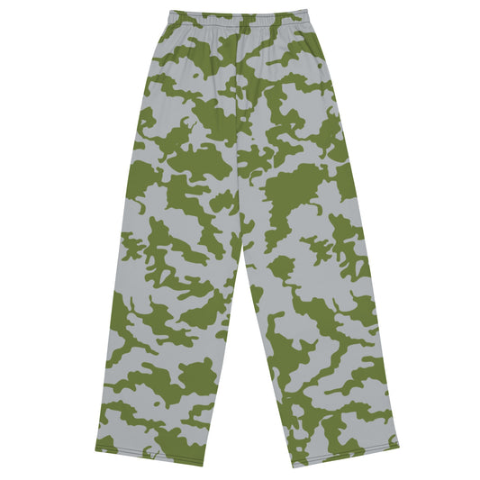Fallout 3 Operation Anchorage Snow CAMO unisex wide-leg pants - Wide-leg Pants