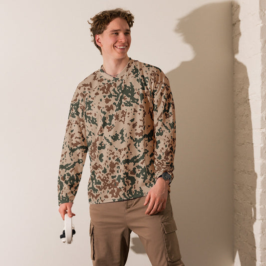 Finnish Hellepuku Desert CAMO hockey fan jersey Hockey Jerseys