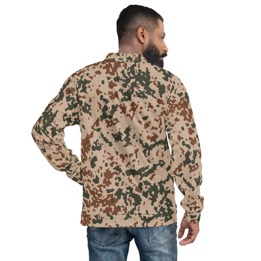 Finnish Hellepuku Desert CAMO Unisex Bomber Jacket - Jackets