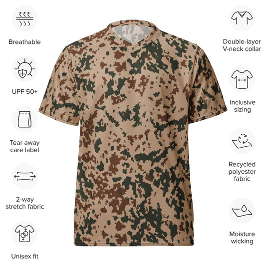 Finnish Hellepuku Desert CAMO unisex sports jersey Sports Jerseys