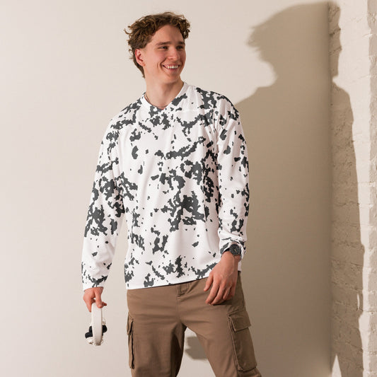 Finnish Lumikuvio Snow CAMO hockey fan jersey Hockey Jerseys