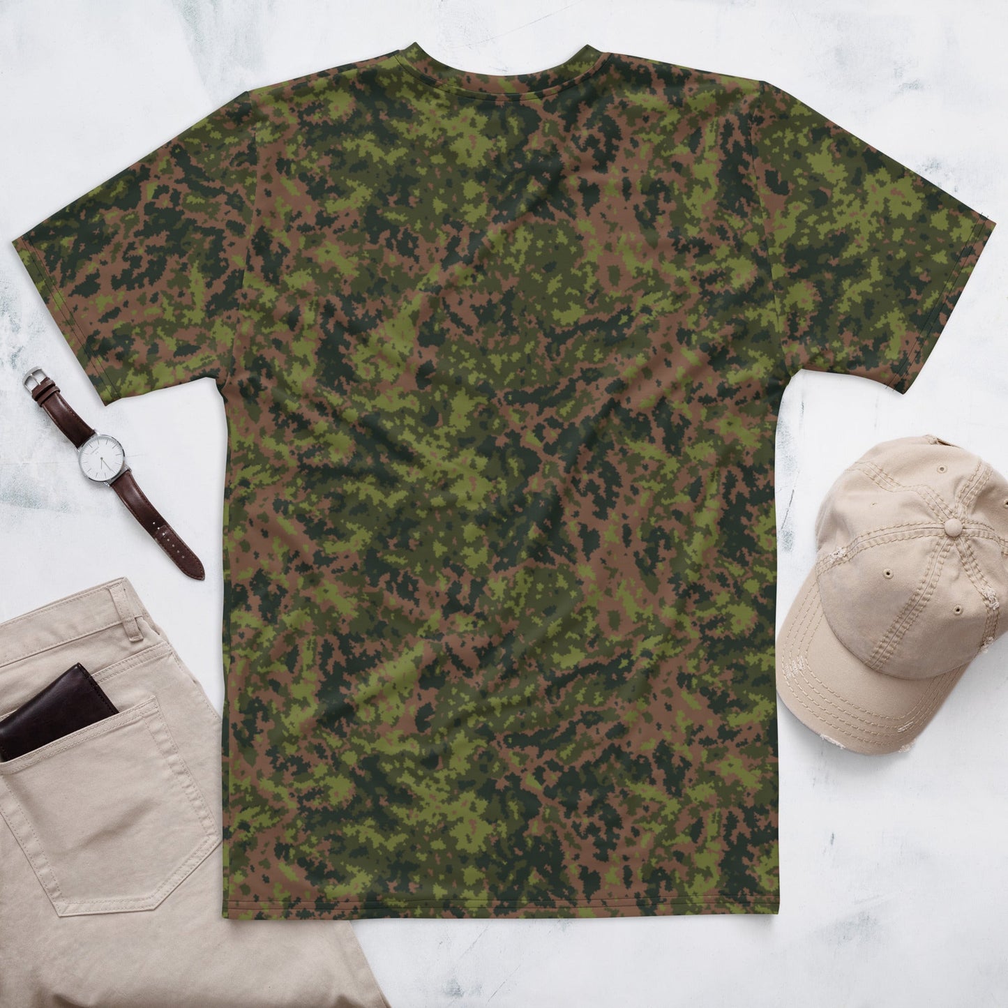 Finnish M05 Maastokuvio CAMO Mens T-shirt - T-Shirts