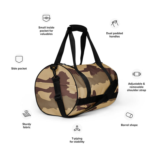 French Daguet Desert CAMO gym bag - Gym Bags