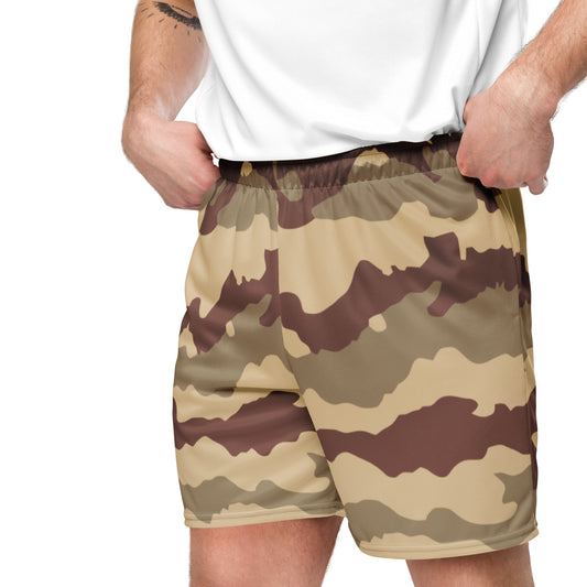 French Daguet Desert CAMO Unisex mesh shorts - Mesh Shorts