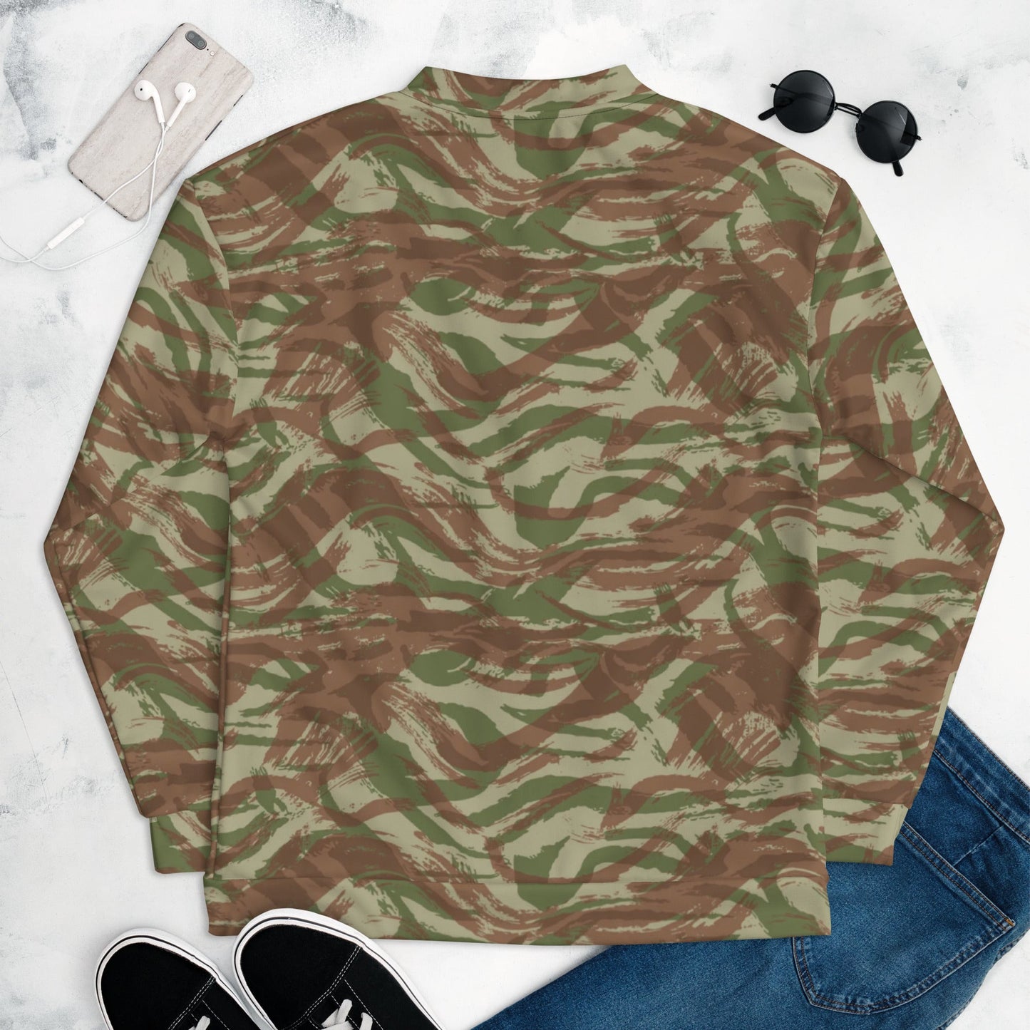 French Lizard A1 Airborne CAMO Unisex Bomber Jacket - Jackets