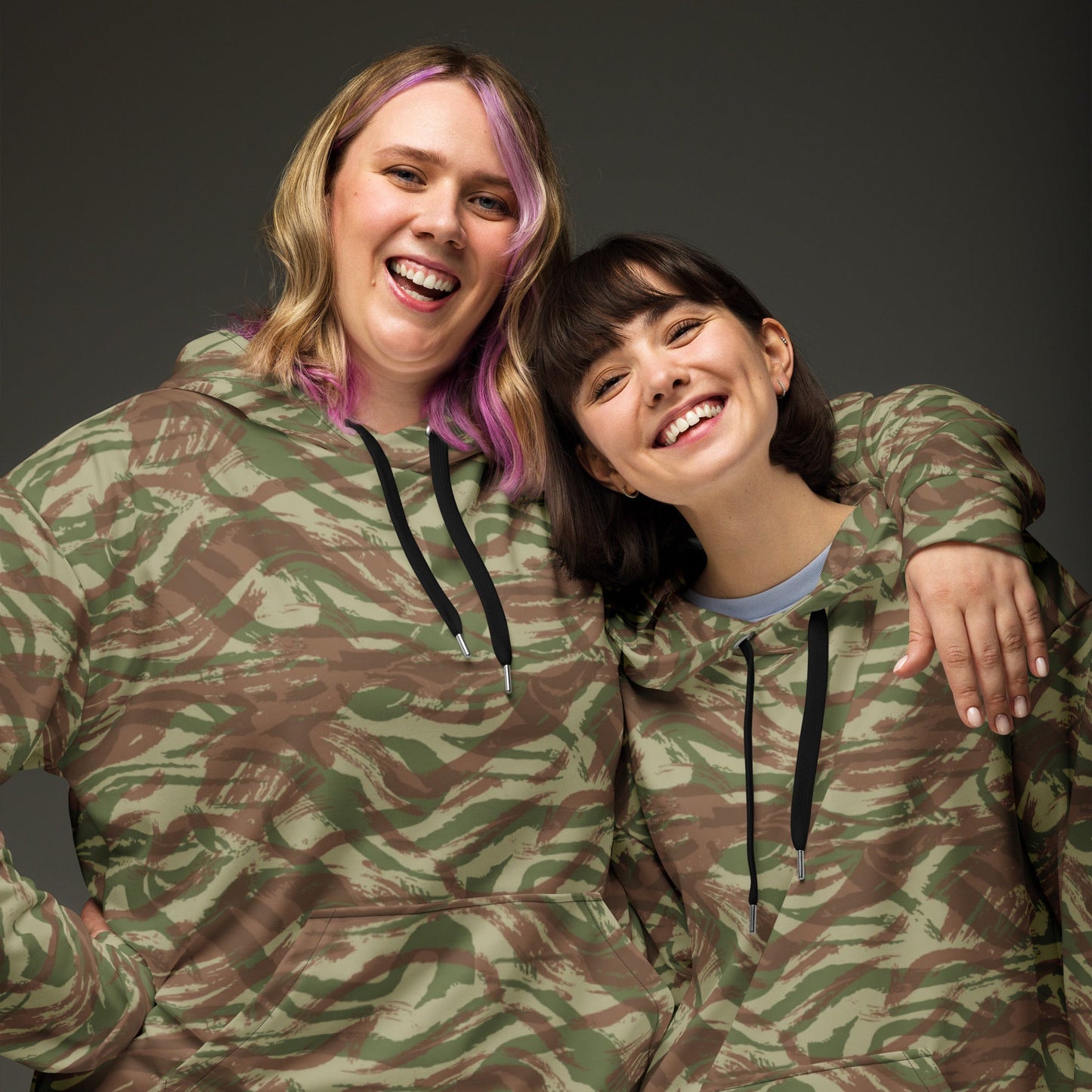 French Lizard A1 Airborne CAMO Unisex Hoodie - Hoodies