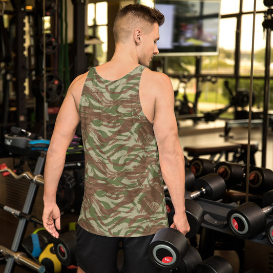 French Lizard A1 Airborne CAMO Unisex Tank Top Tops