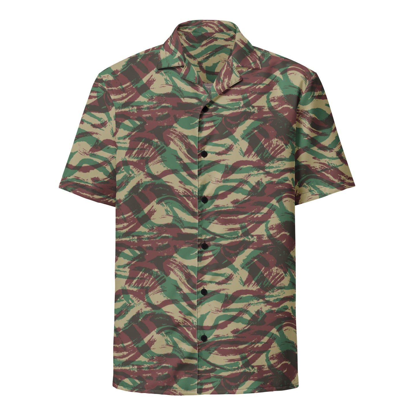 French Lizard D Algerian War CAMO Unisex button shirt - Button Shirts