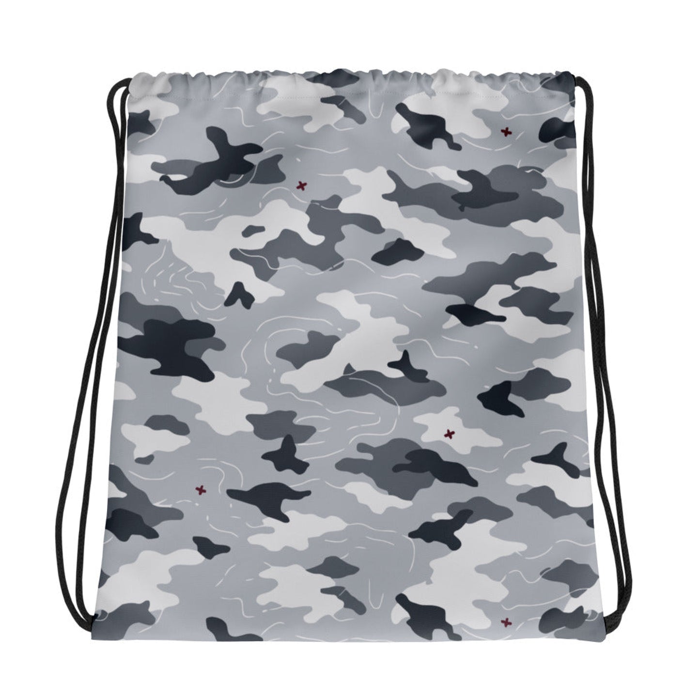 Frozen Tundra Topo CAMO Drawstring Bag - Bags