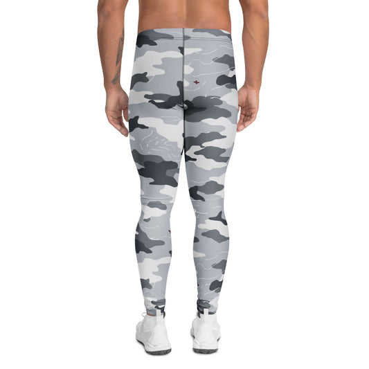 Frozen Tundra Topo CAMO Mens Leggings