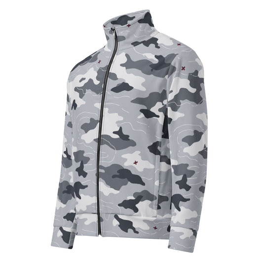 Frozen Tundra Topo CAMO Unisex track jacket - Track Jackets