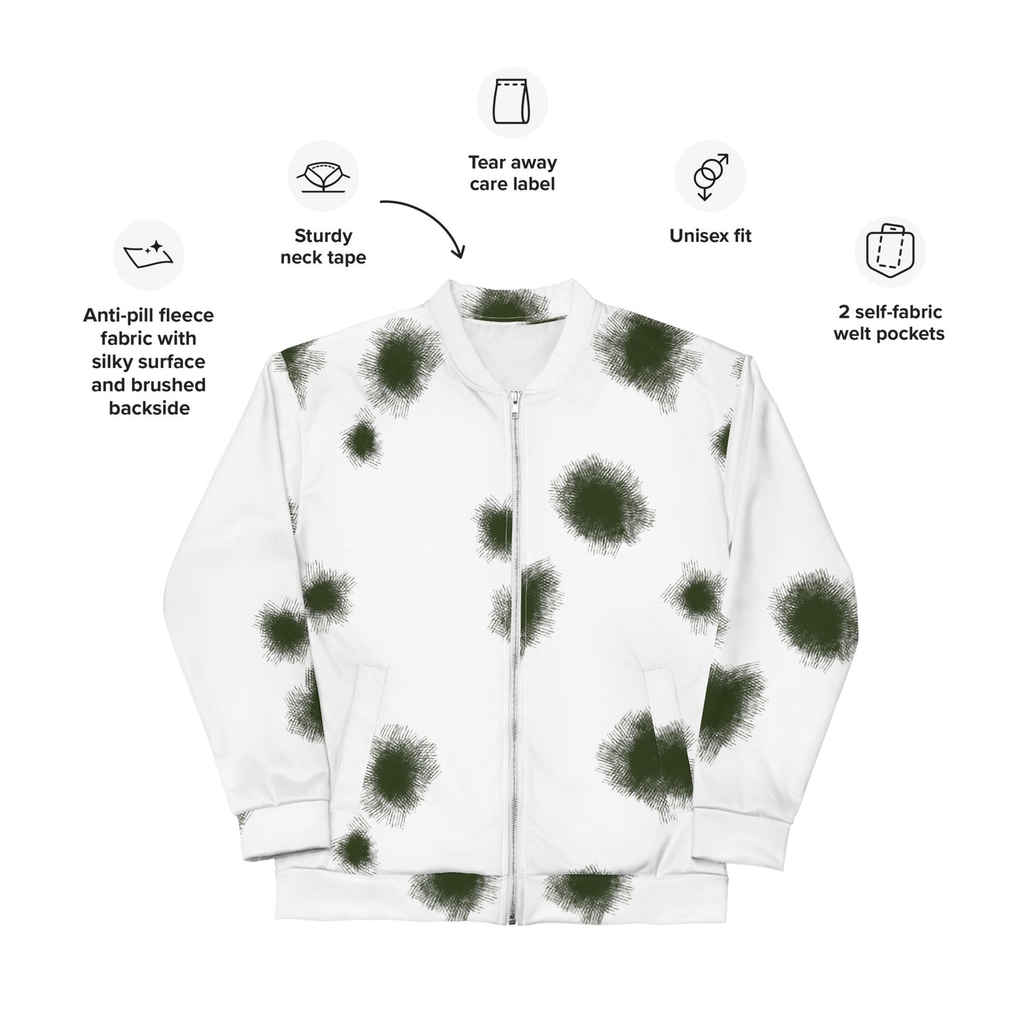 German Alpine Schneetarn CAMO Unisex Bomber Jacket - Jackets