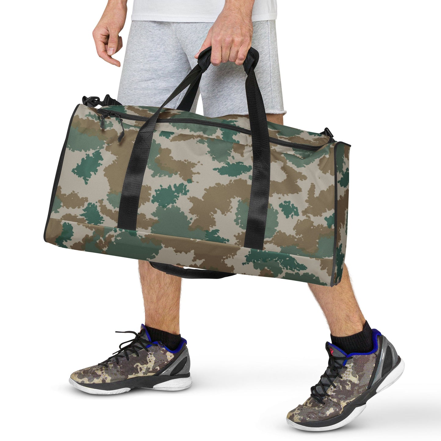 German Flachentarn Blumentarn CAMO Duffle bag Bags