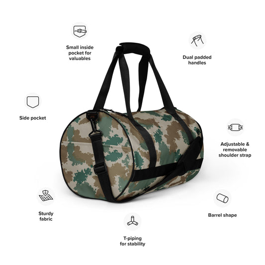 German Flachentarn Blumentarn CAMO gym bag - Gym Bags
