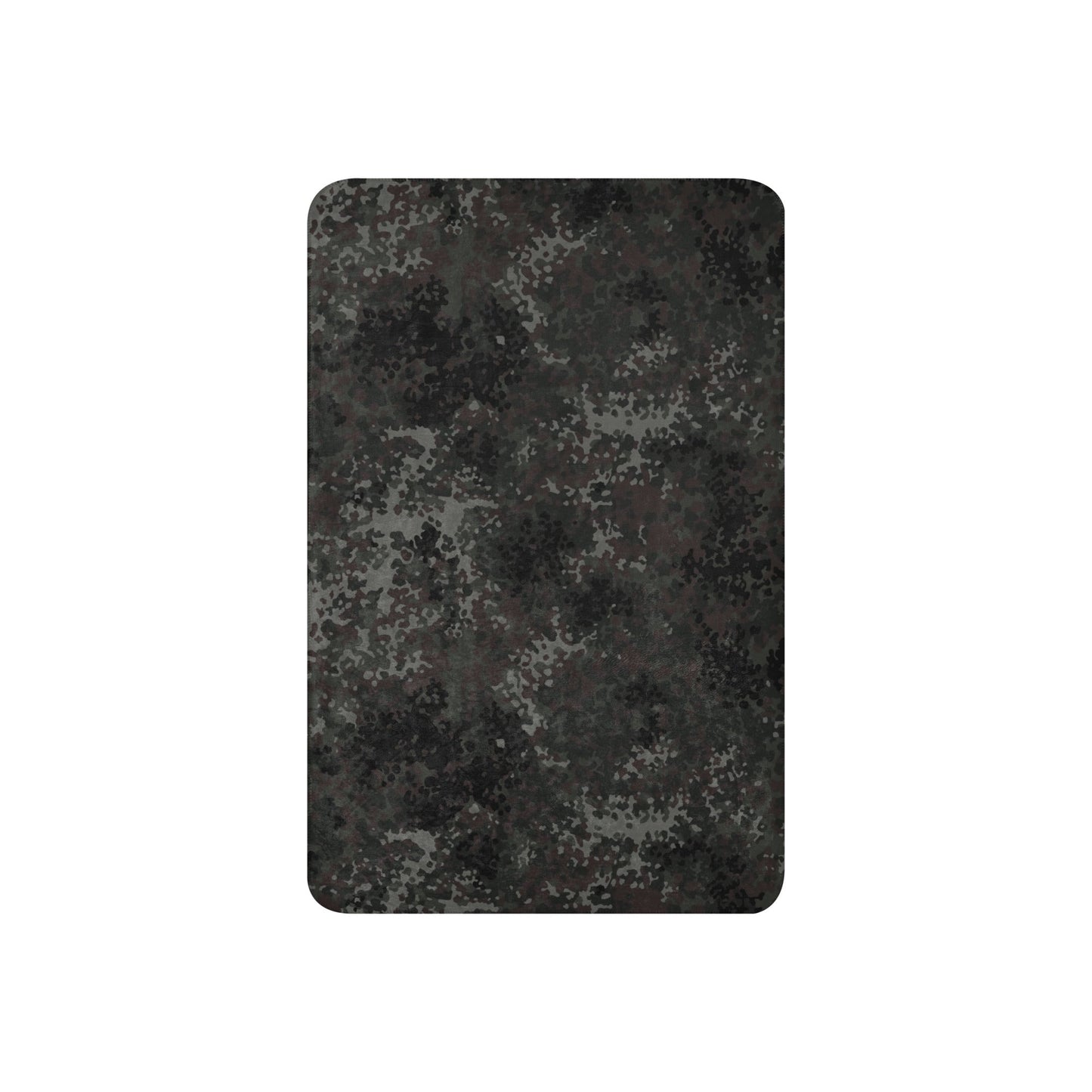 German Flecktarn Black CAMO Sherpa blanket - Blankets