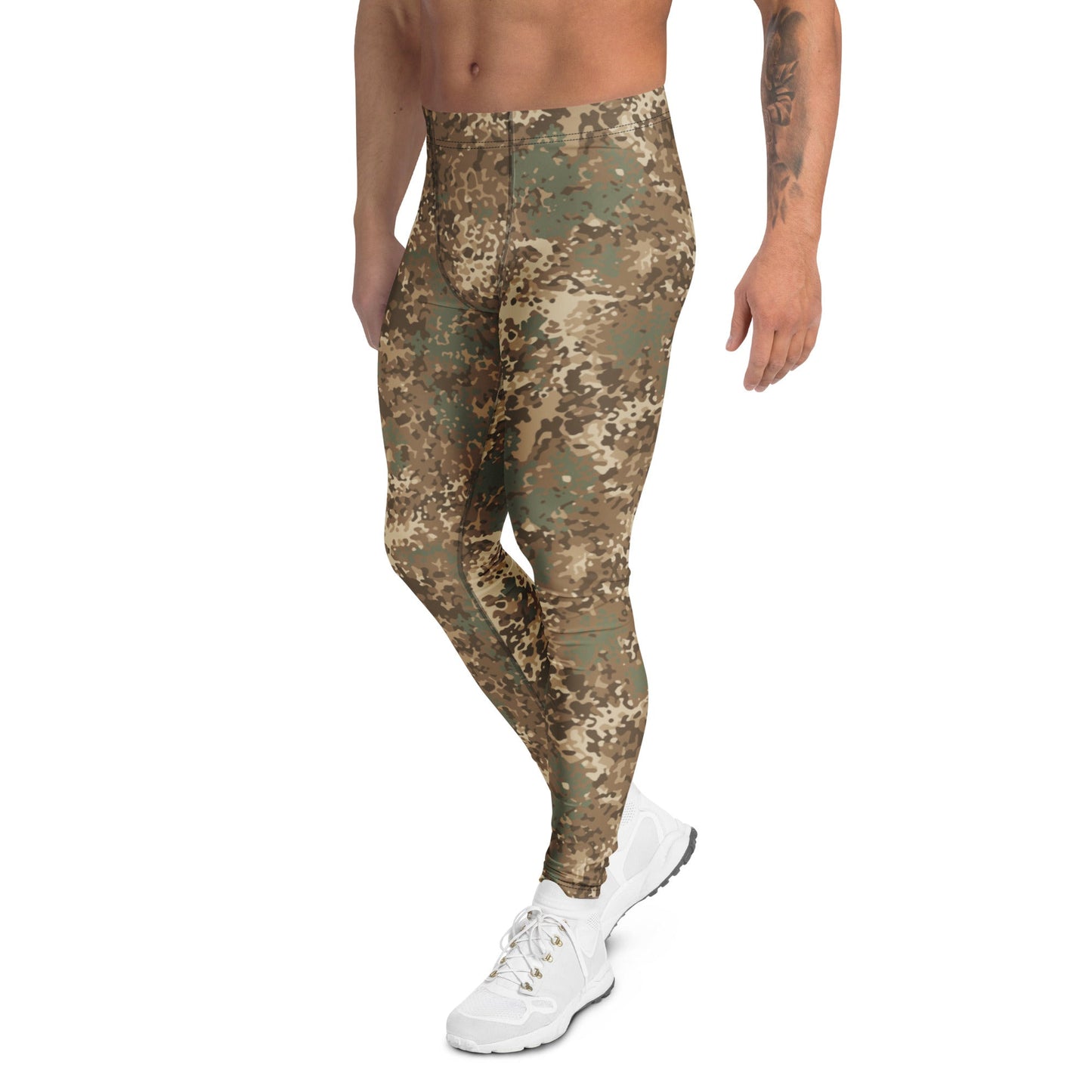 German Flecktarn Desert CAMO Mens Leggings