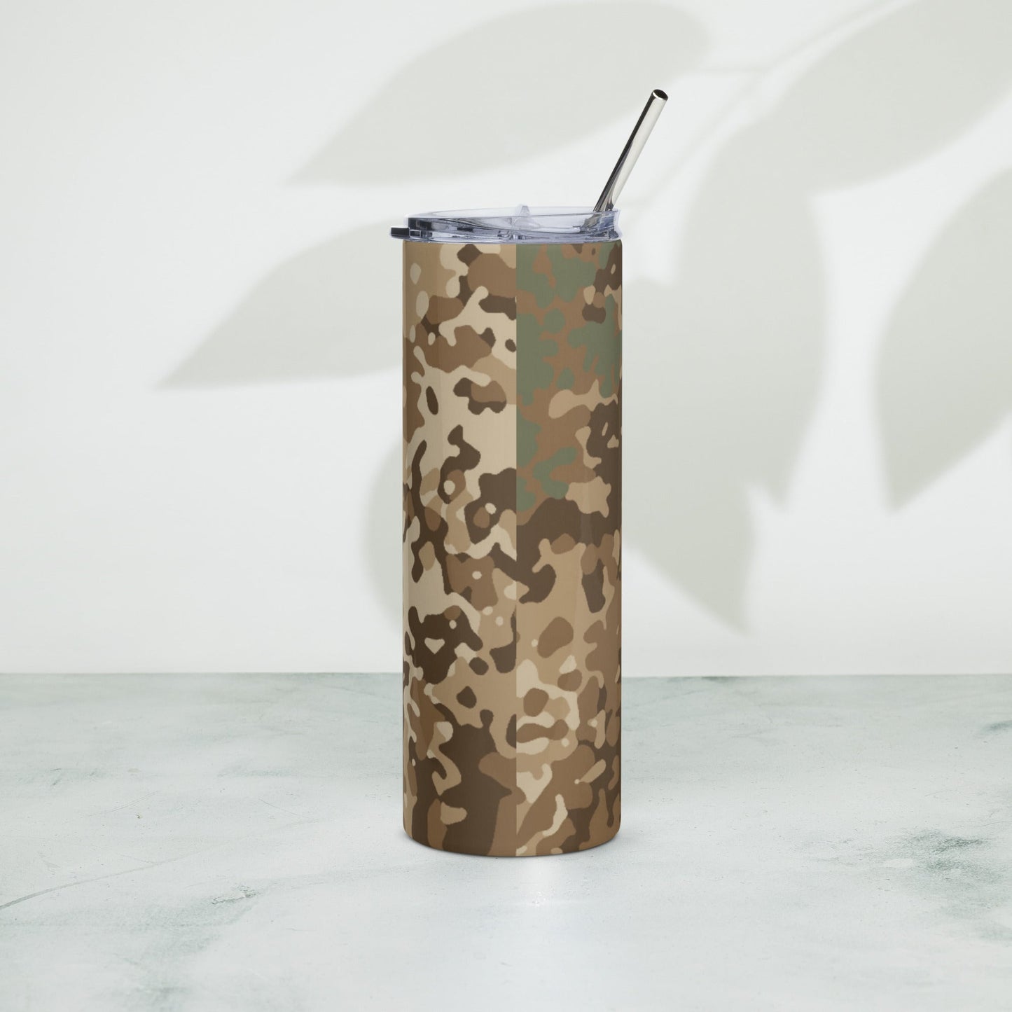German Flecktarn Desert CAMO Stainless Steel Tumbler