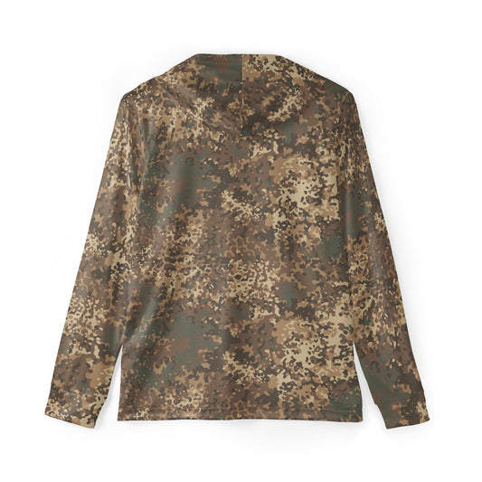 German Flecktarn Desert CAMO Unisex Sports Warmup Hoodie